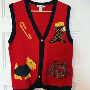 Vintage Ugly Christmas Sweater Vest